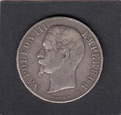 Beschrijving: 5 Francs NAPOLEON III